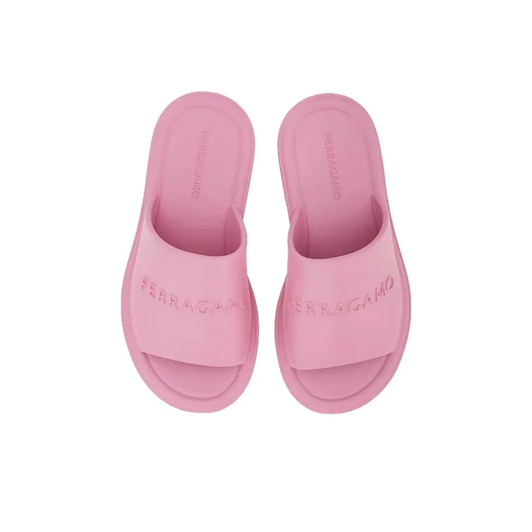 FERRAGAMO Logo-debossed Open-toe Slides-2