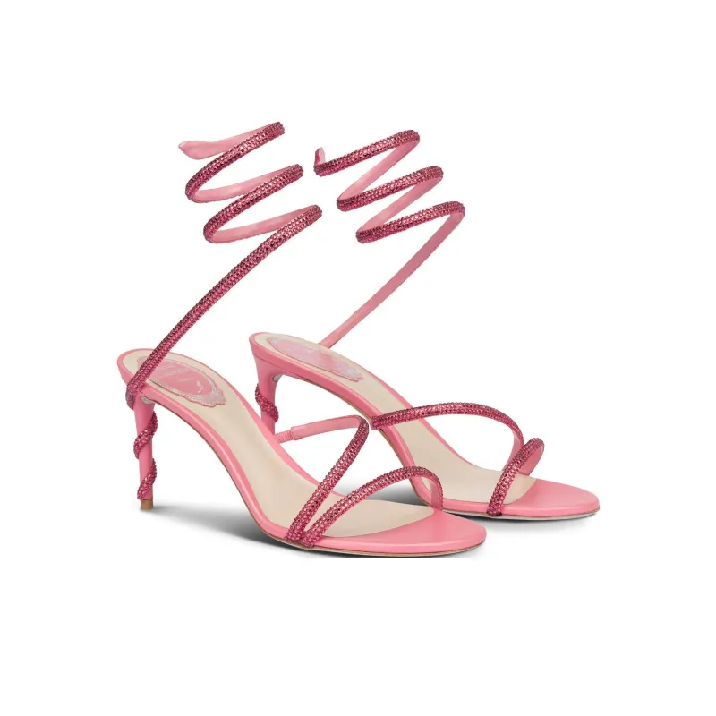 RENE CAOVILLA One Strap Sandals Women's Pink-2