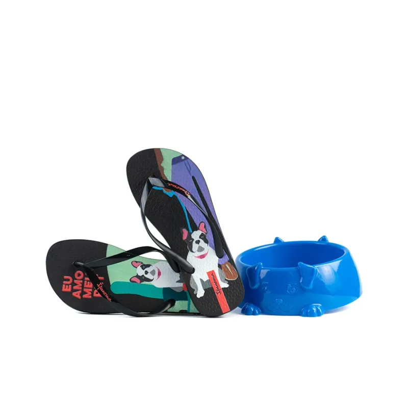 Ipanema Flip Flops Women's Black Green-0