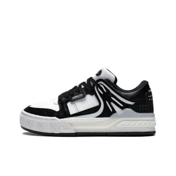 LiNing Dawn Light Morning Glow Height Increasing Low Top Skateboard Shoes Women's White Black