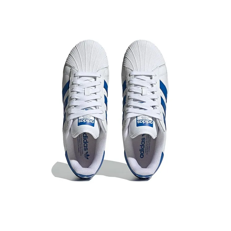 adidas originals Superstar White Blue-3