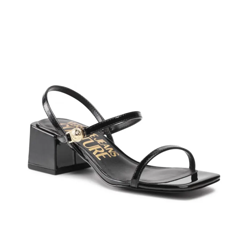 VERSACE JEANS Couture Stylish Sandal 5cm Women's Black-1