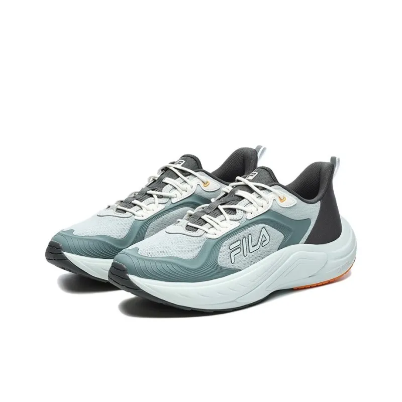 FILA WOLF Wolf Anti Slip And Wear Resistant Lightweight Low Top Casual Shoes Men's Pearl Blue-2
