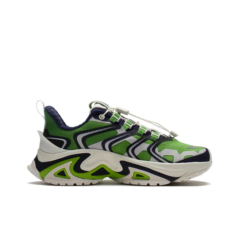 LiNing Cat Paw ACE Cushioned Anti Slip And Wear Resistant Lightweight Low Top Casual Shoes Women's Green-1