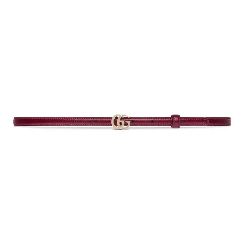 GUCCI Gg Leather Belt-0