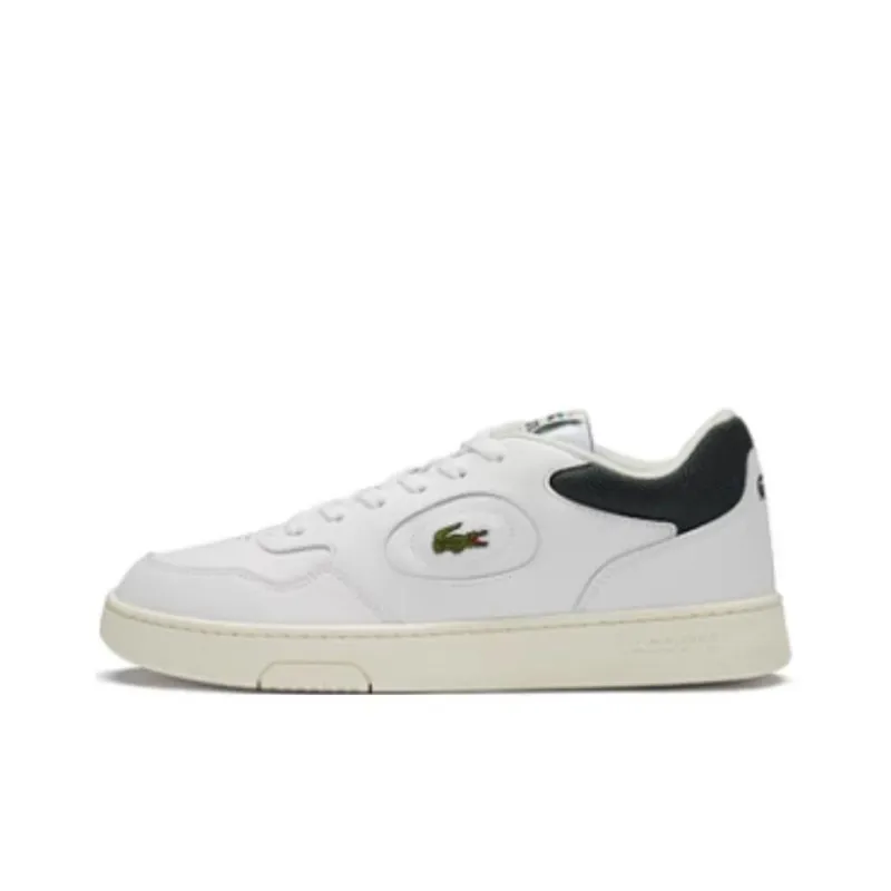 LACOSTE Low Top Skateboard Shoes Men's White-0