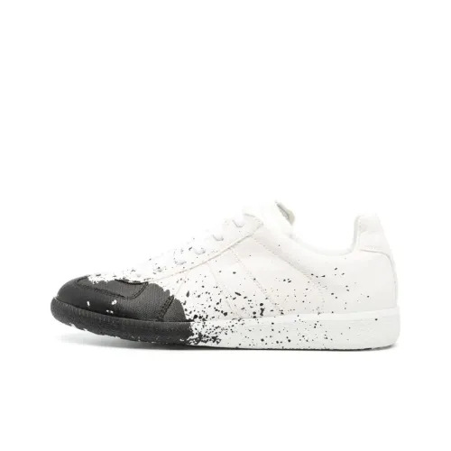 Maison Margiela Low-Top Stylish Skateboarding Shoes Women's White Black