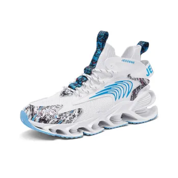 Jerden Smith Cushioning Height Increasing Breathable Slip-Resistant Mid-Top Running Shoes Men's