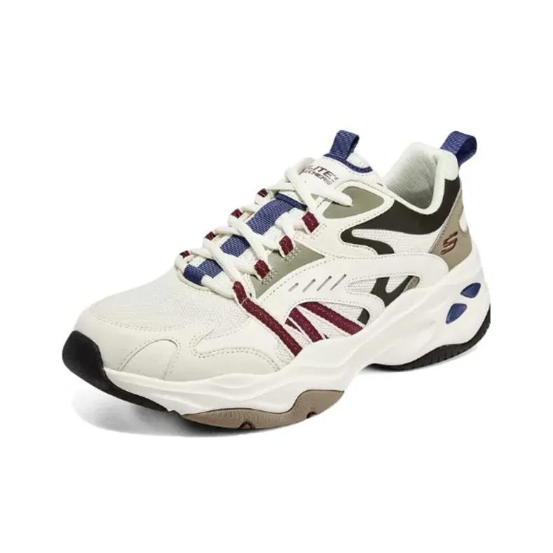 Skechers D'lites Sneakers 'White Olive Black'-2