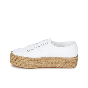 SUPERGA Non slip Lightweight Low Top Skateboard Shoes White