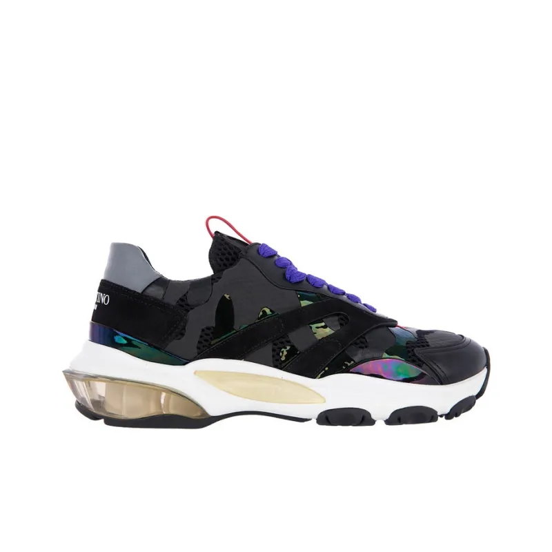 Valentino Low-Top Sports Casual Shoes Men's Black-1