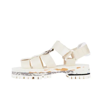 Chloe One Strap Sandals 4cm Women's White