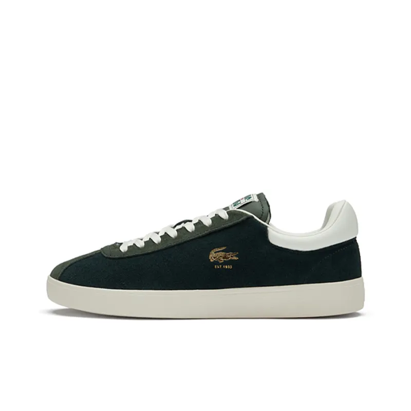 LACOSTE Low Top Skateboard Shoes Men's Dark Green-0