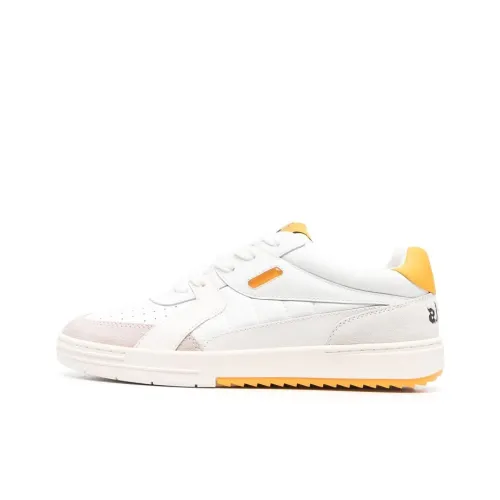 PALM ANGELS Palm University Sneaker White Yellow