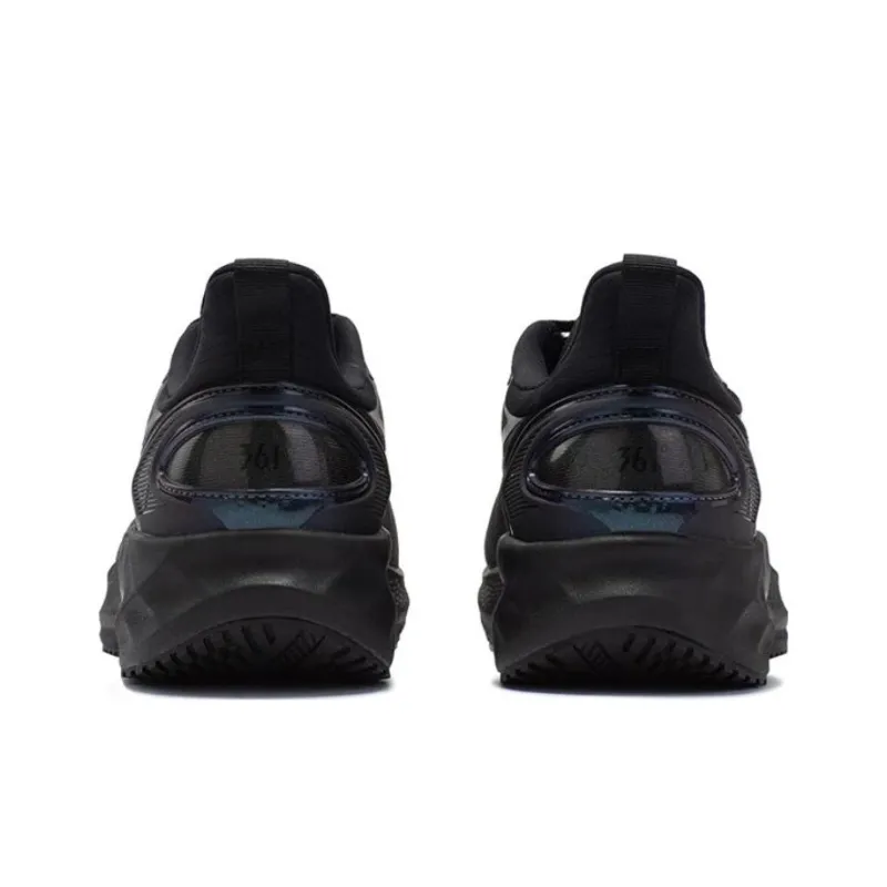 361° Cushioning, Wear Resistant Low Top Running Shoes Men's Black-3
