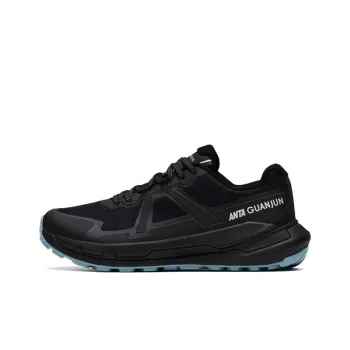 Anta Champion Lightning Trigger Lite Anti Slip Wear Resistant Low Top Running Shoes Black Blue