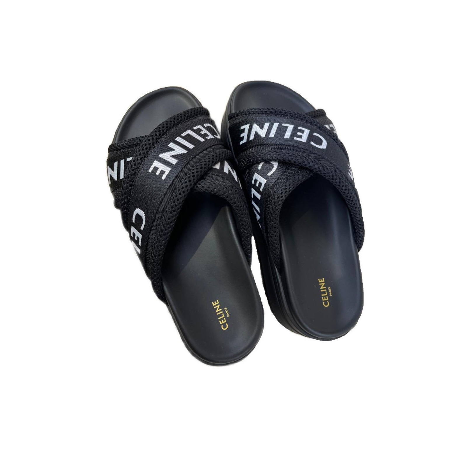 CELINE Slide Slippers Women's Black - POIZON