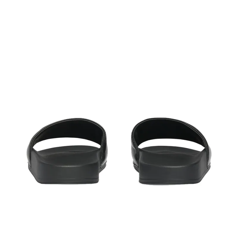 Balenciaga Rhinestone-logo Pool Slides-4