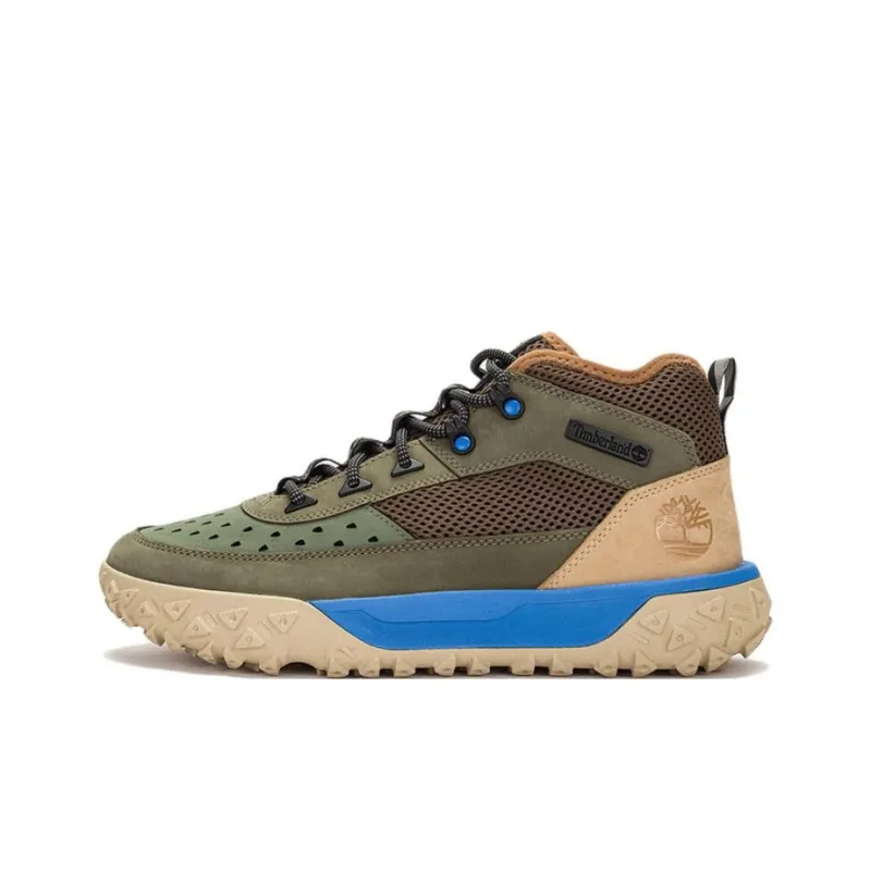 Timberland Greenstride Motion 6 Mid Lace Up Hiking Boots 'Deep Lichen Green'-0