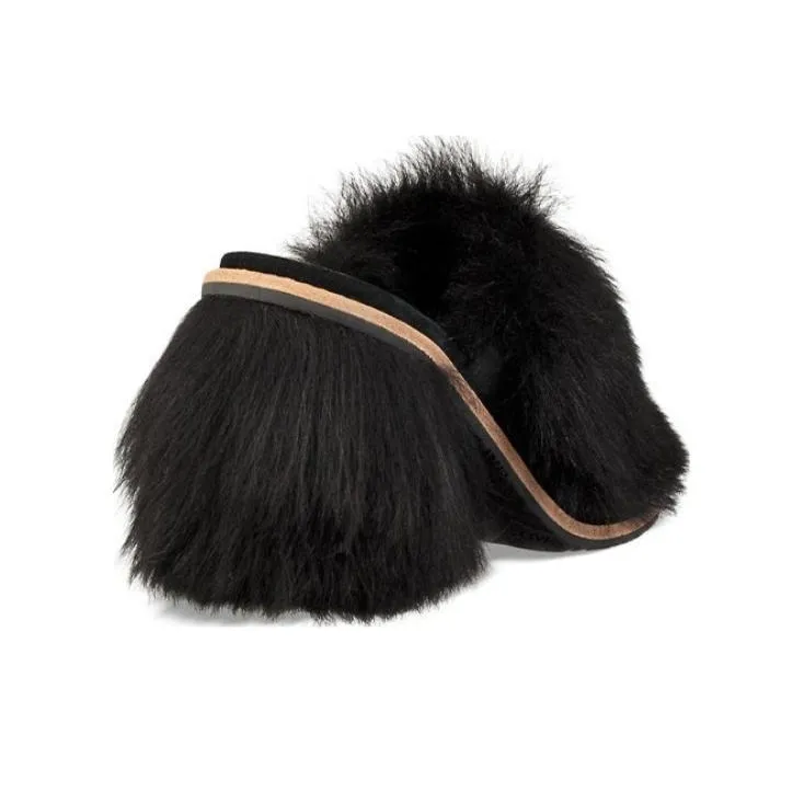 UGG Rubber Sole Slide Slippers Women's Black-3