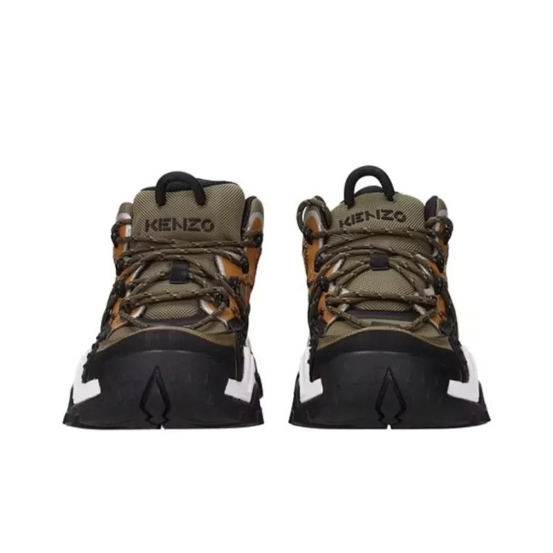 KENZO Takayama Kenji Low-Top Casual Shoes Men's Khaki Green-3
