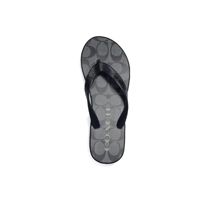 COACH EVA Slide Slippers Women's Black-3
