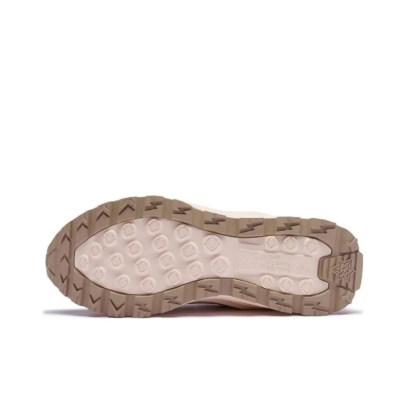 361° Slip Resistant, Abrasion Resistant, Thermal Low Top Sports Casual Shoes Women's Beige Pink-4