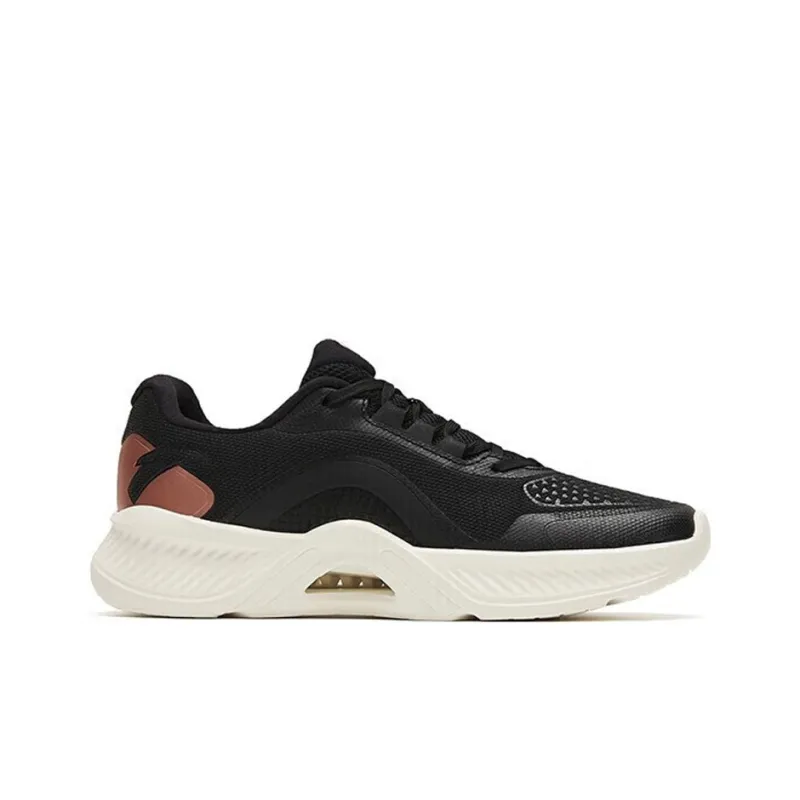 Anta Cushioning Anti-Slip And Wear-Resistant Low-Top Weightlifting Deep Squat Training Shoes Women's Black-1