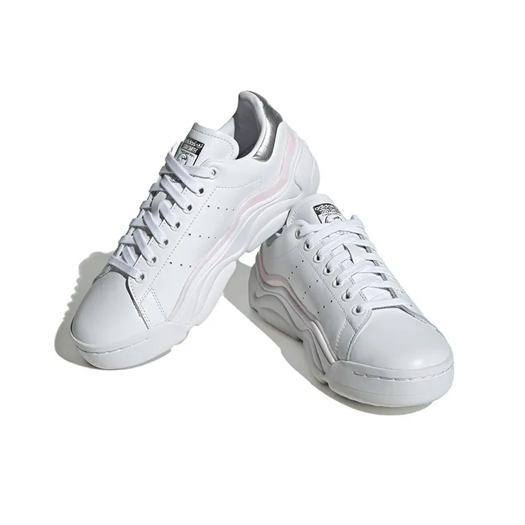 Stan Smith Women's Adidas Originals Millencon 'White Clear Pink Silver'-2
