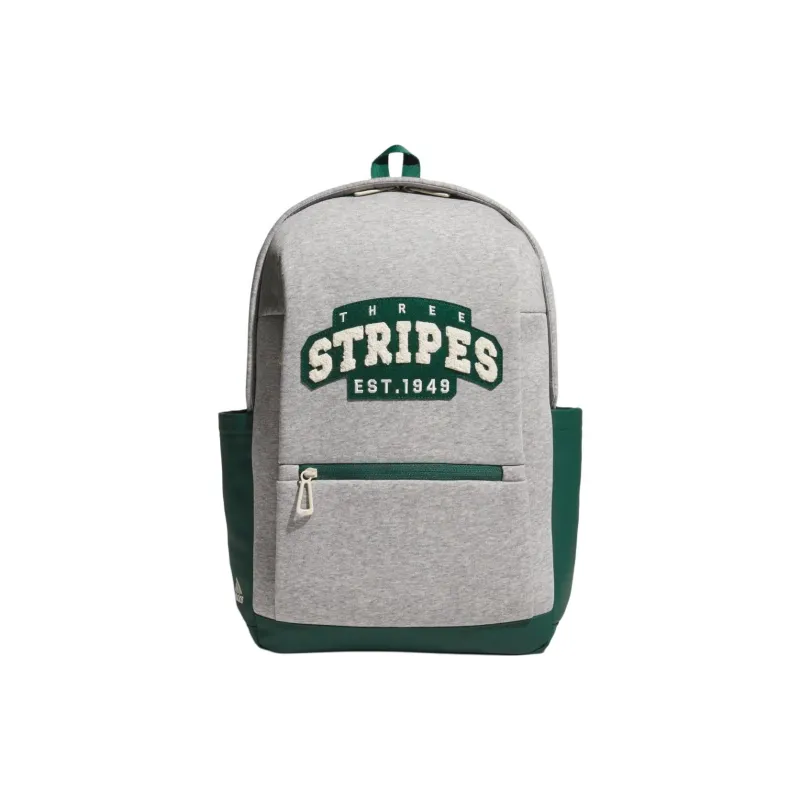Adidas Cotton With Recycled Polyester Backpack Regular Unisex Medium Heather Gray-0
