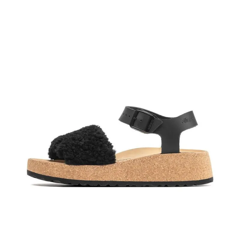 Birkenstock Glenda Beach Sandals Women's Black Narrow Fit-0