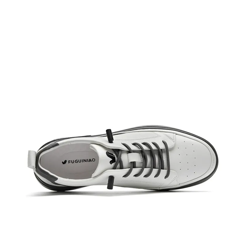 Rich Birds Low Top Skateboard Shoes Men's White-2