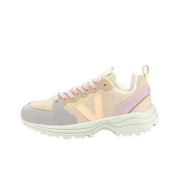 VEJA Venturi Suede Lace Up Sneakers 'Beige Grey Pink' Women's