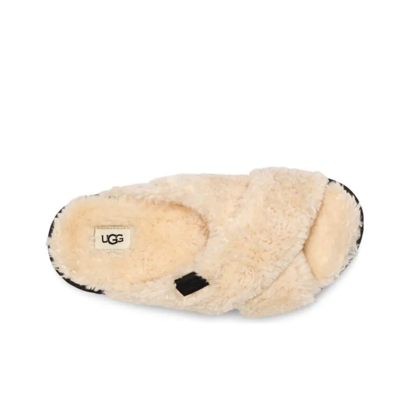 UGG Fuzz Sugar Cross Slides-4