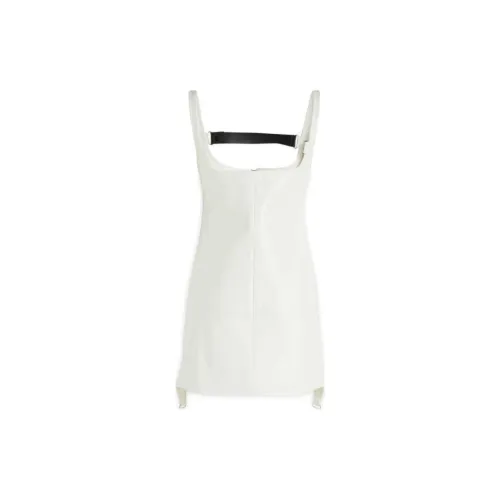 COURREGES Sleeveless Dresses Women's White