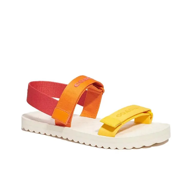 COACH One Strap Sandals Men's Rainbow-2