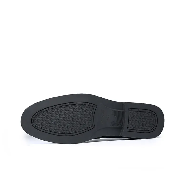 LAORENTOU Dress Shoes Men Low Top Black-3