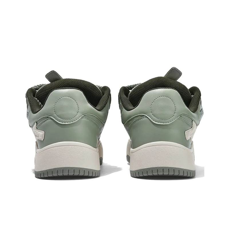 TCELLARS Low Top Skateboard Shoes Unisex Matcha Dull Green-3