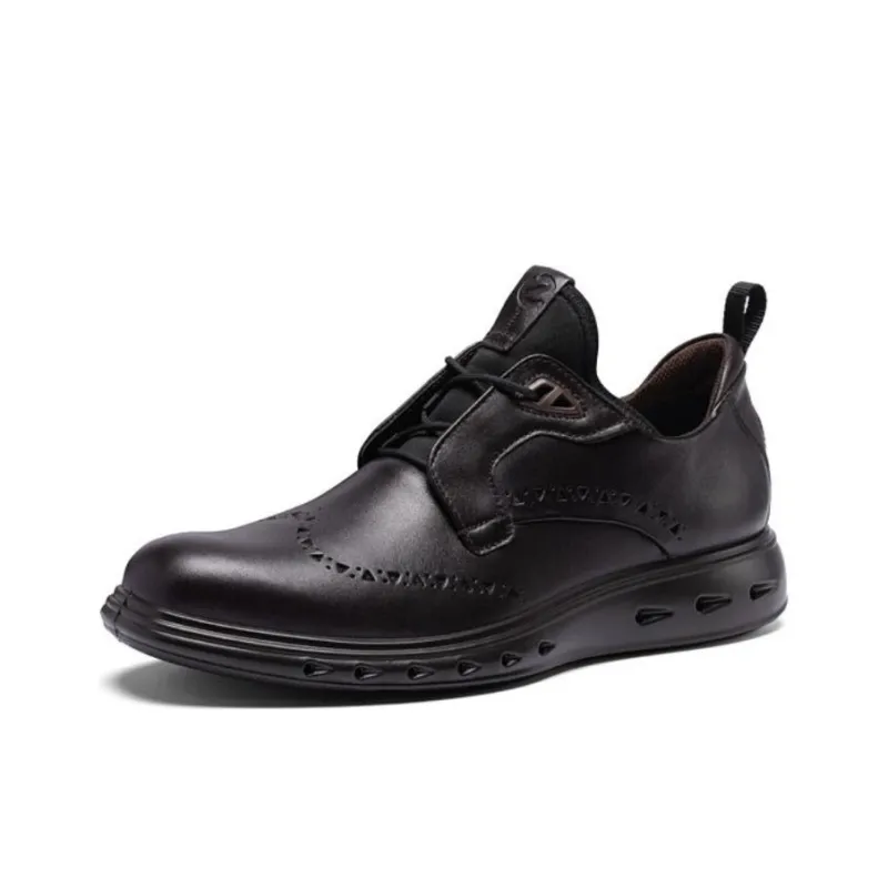 Ecco Business Derby Shoes Coffee-1