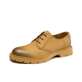 AOKANG Men's Casual Shoes Men Low Top Earth Yellow