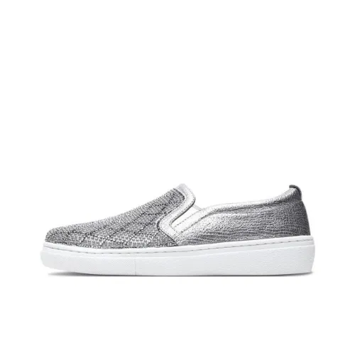 Skechers Goldie Lightweight And Wear-resistant Low-Top Skateboard Shoes Women's Silver