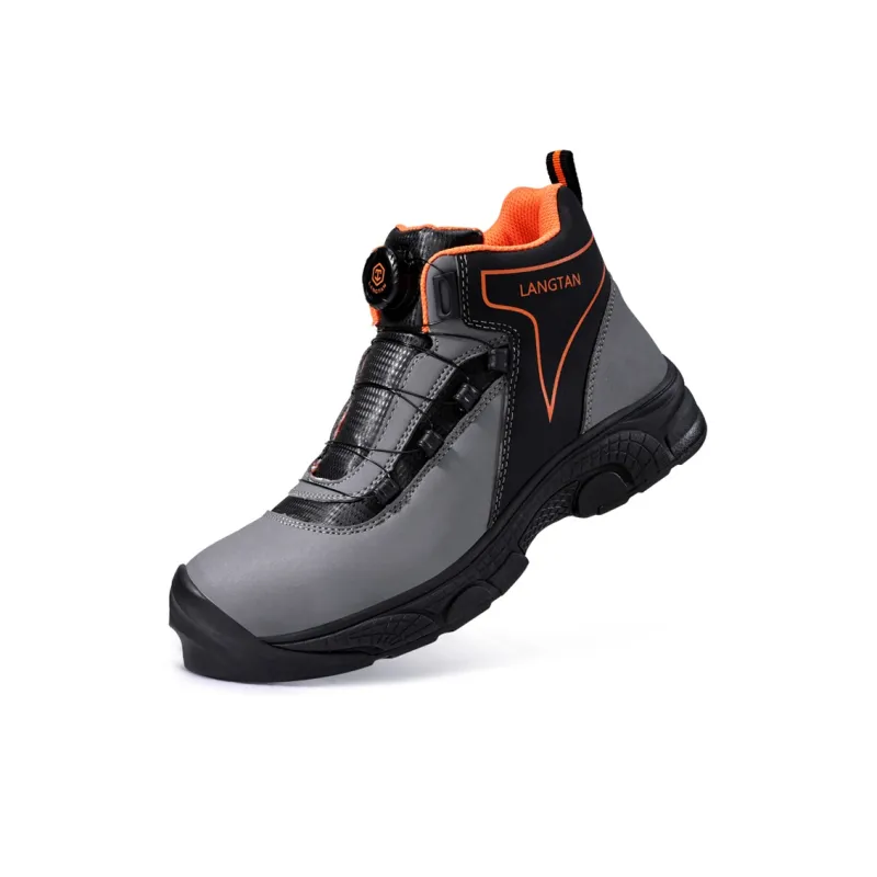 Wolf Detective Wear Resistant Impact Resistant Lightweight High Top Outdoor Shoes Unisex-1