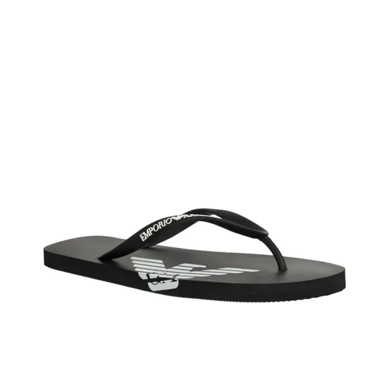 EMPORIO ARMANI Stylish Sandal Men's Black-1