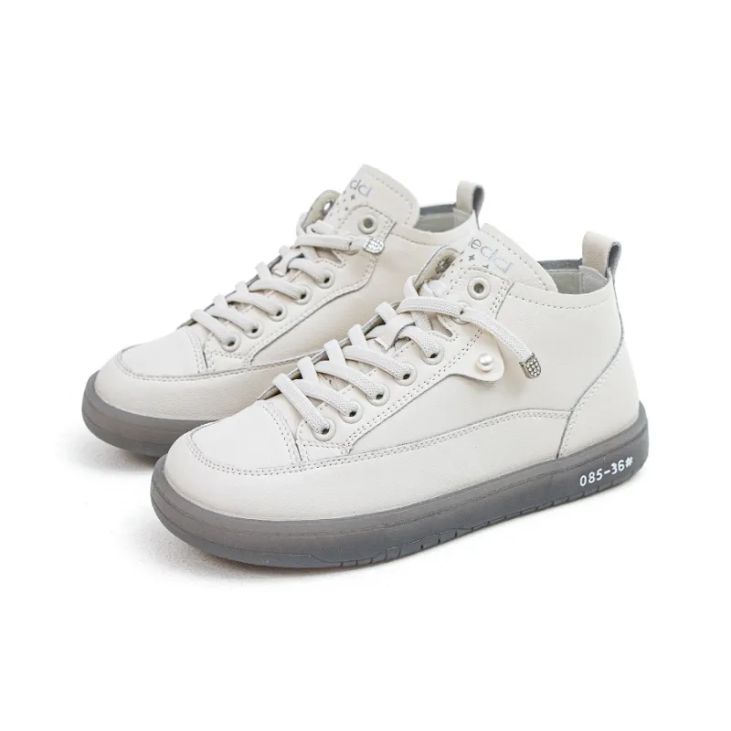 Medd Lightweight Wear-Resistant And Slip-Resistant High-Top Casual Shoes Women's-6