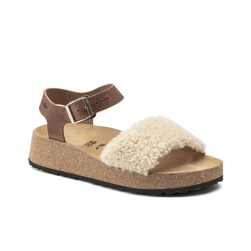 Birkenstock Glenda Beach Sandals Women's Beige Narrow Fit-1