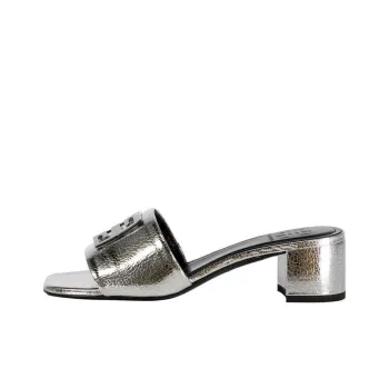 GIVENCHY Slide Slippers Women's Silver