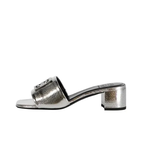 GIVENCHY Slide Slippers Women's Silver