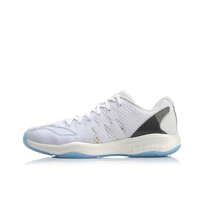 LiNing Gyrfalcon 2.0 Cushioning Support Low Top Badminton Shoes Men's White-0