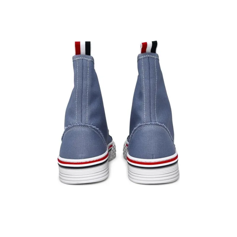 THOM BROWNE RWB Stripe Round Toe Sneakers-4