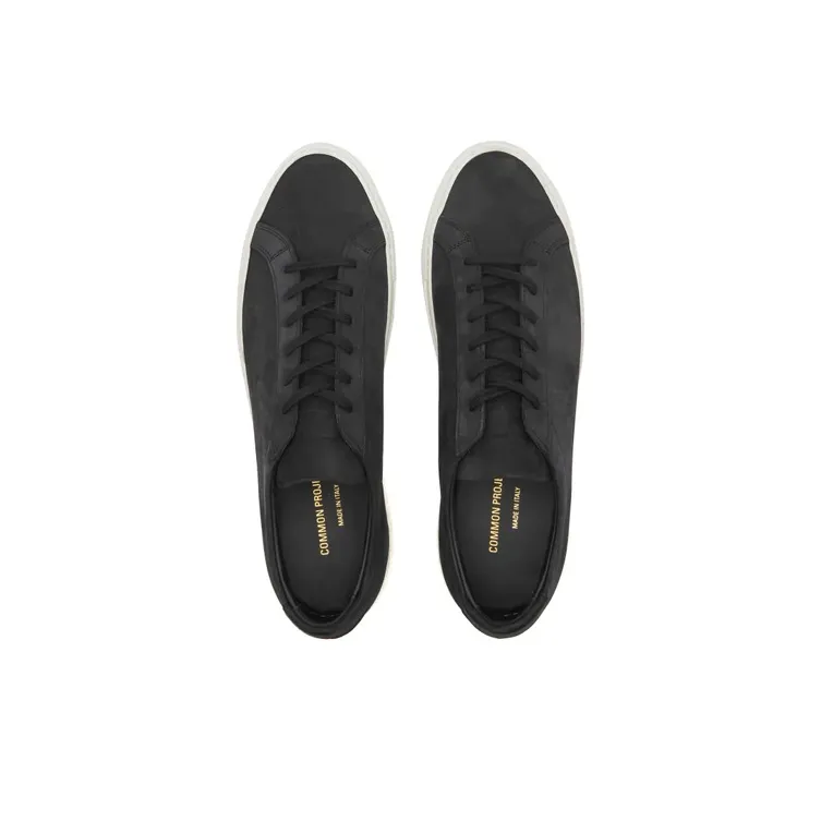 COMMON PROJECTS Common Project Original Achilles Low Black Nubuck-2